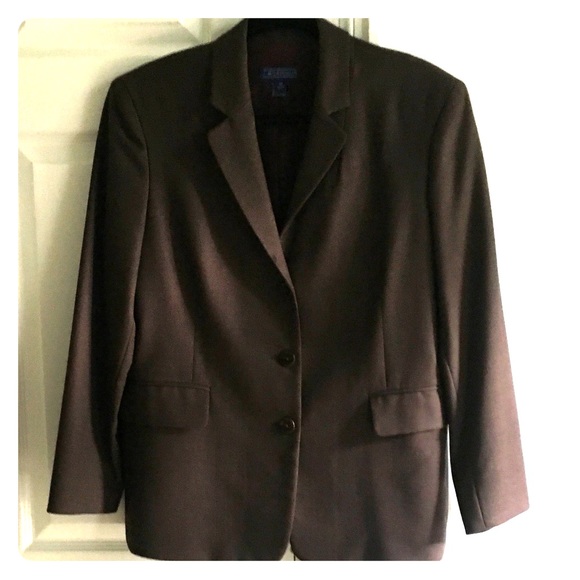 🌺 Excellent Condition 🌺  Chocolate Linen Blazer - Picture 1 of 4
